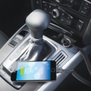 Picture of iLuv Premium EnergySeal Car Charger with Integrated Lightning Cable