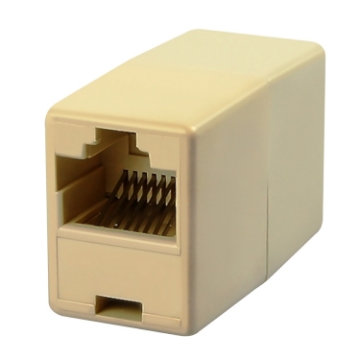 Show details for RJ-45 Modular Cord Coupler Picture of RJ-45 Modular Cord Coupler