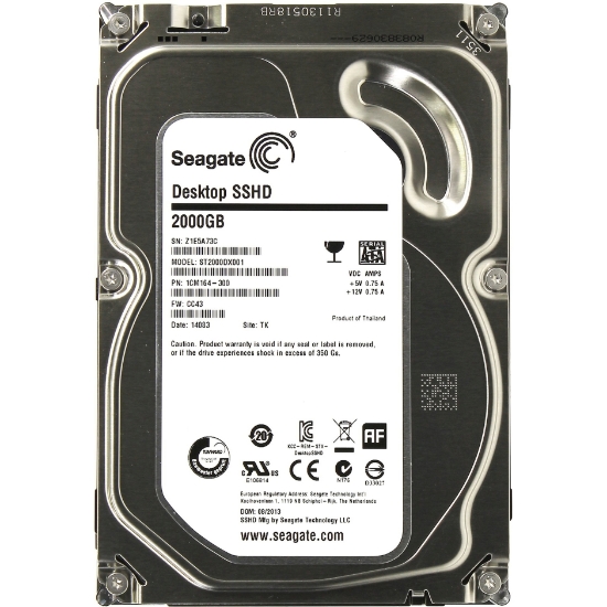 Picture of Hybrid Hard Drive Seagate ST2000DX001 2TB 3.5"