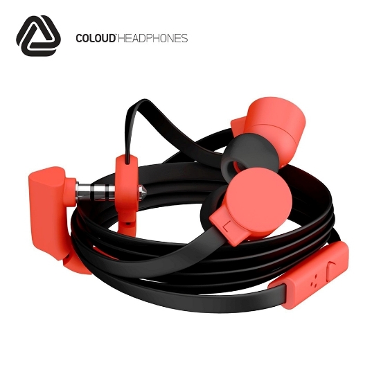 Picture of Headphones w/Mic COLOUD (POP) BLACK/RED