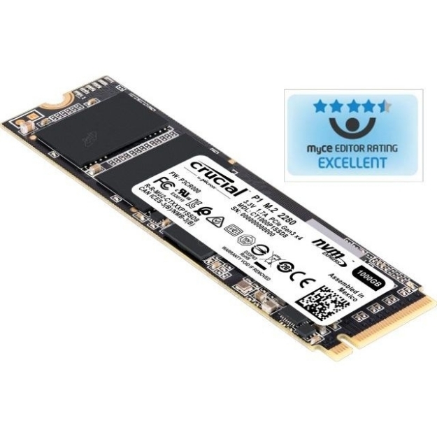 Picture of SSD CRUCIAL M.2 2280 500GB P1 (CT500P1SSD8)