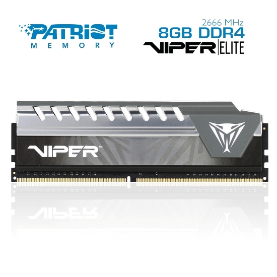 Picture of Memory Patriot Viper Elite 8GB DDR4 2666 MHz (PVE48G266C6GY)