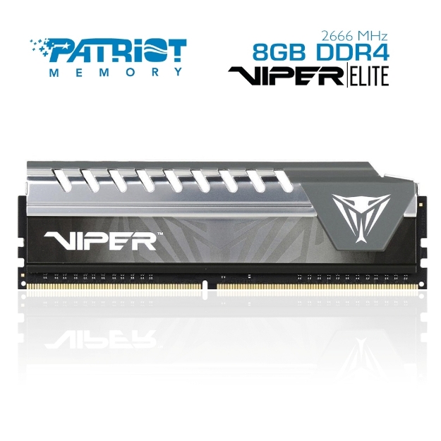 Picture of მეხსიერება Patriot Viper Elite 8GB DDR4 2666 MHz (PVE48G266C6GY)