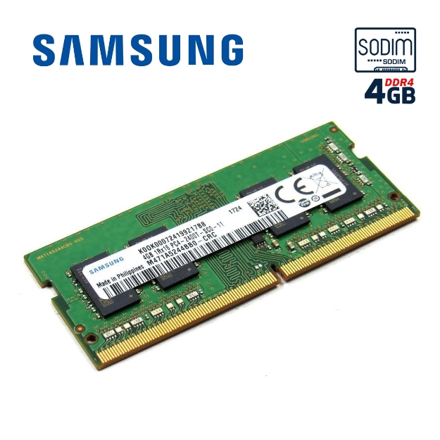Picture of Memory Samsung 4GB DDR4 2400 MHZ (PC4-2400T-SC0-11) SODIMM