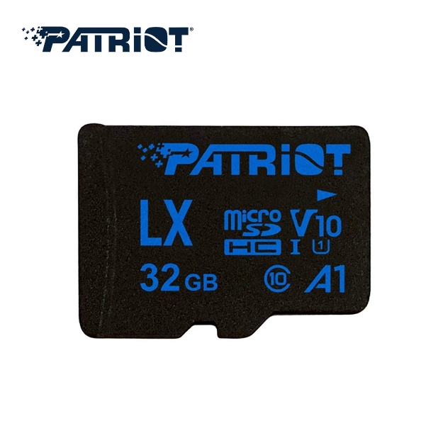 Picture of მეხსიერების ბარათი Patriot LX Series 32GB MICRO SDHC V10 A1 (PSF32GLX11MCH)