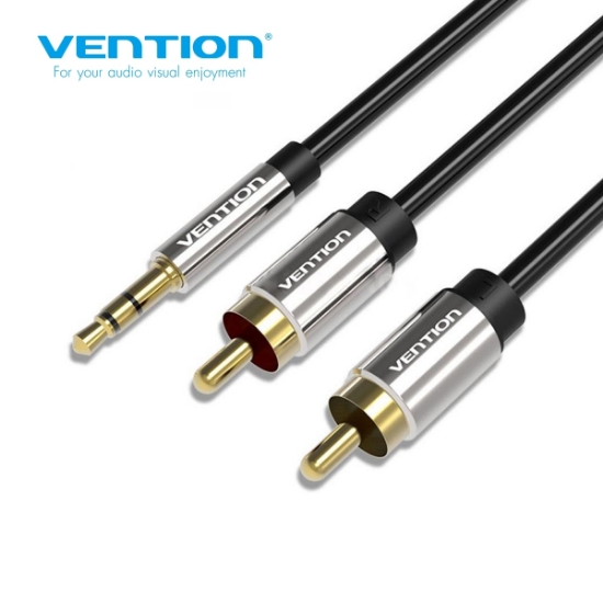 Picture of CABLE VENTION 3.5MM TO RCA BCFBG 1.5M BLACK