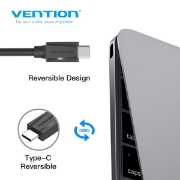 Picture of Type-C CABLE VENTION VAS-A47-B100 1M USB3.0 BLACK