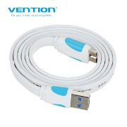 Picture of CABLE Vention VAS-A12-W050 USB3.0 USB A Male Micro B Male WHITE