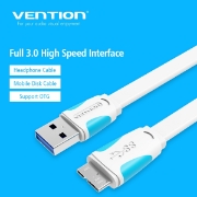 Picture of CABLE Vention VAS-A12-W050 USB3.0 USB A Male Micro B Male WHITE
