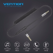 Picture of AUX Audio Cable With Microphone VENTION BEBBG BLACK