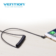 Picture of AUX Audio Cable With Microphone VENTION BEBBG BLACK
