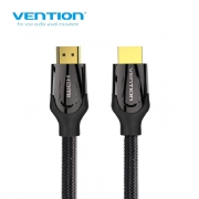 სურათი HDMI კაბელი VENTION VAA-B05-B150 Nylon Braided 1.5M Black 4K