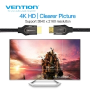 Picture of HDMI CABLE VENTION VAA-B05-B300 Nylon Braided 3M Black 4K