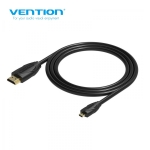 Picture of Micro HDMI TO HDMI  კაბელი Vention VAA-D03-B150 1.5M Black