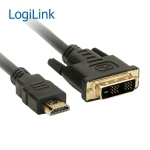 Picture of HDMI TO DVI-D Cable Logilink OCH0015 5M BLACK