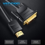 Picture of HDMI TO DVI-D კაბელი VENTION ABFBH 2M BLACK