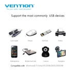 Picture of USB 2.0 Extension კაბელი Vention CBCBI 3M Black