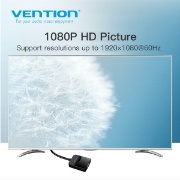 სურათი გადამყვანი VENTION DP TO VGA HBFBB 0.15M BLACK