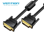 სურათი DVI-D კაბელი VENTION EAABH 2M 24+1 BLACK