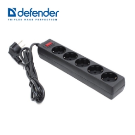 Picture of Surge Protector Defender ES 1.8 5outlets 1.8m Black