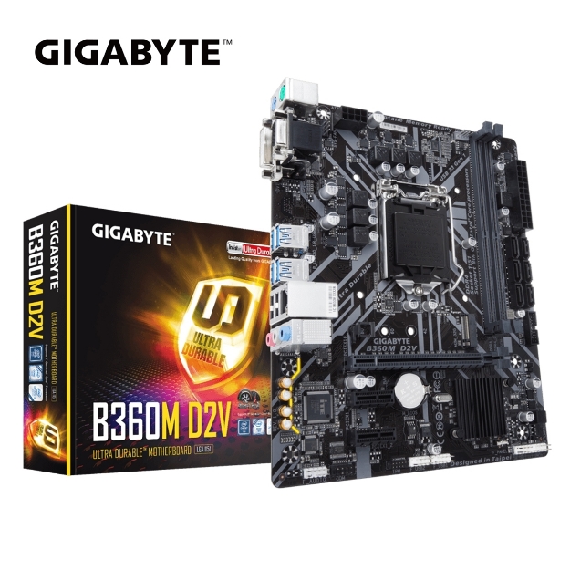 Picture of Mother Board GIGABYTE B360M D2V LGA1151 8th GEN Intel