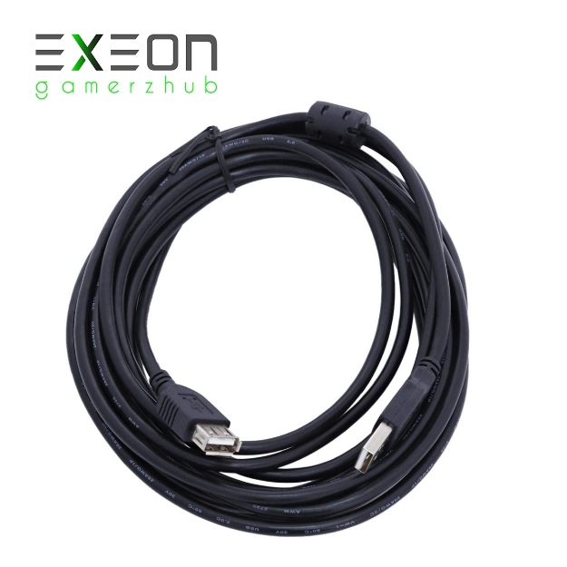 Picture of  USB Extension Cable Exeon AM/AF 5M Black