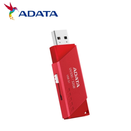 Picture of Flash Memory ADATA UV330 32GB USB3.1 (AUV330-32G-RRD) RED