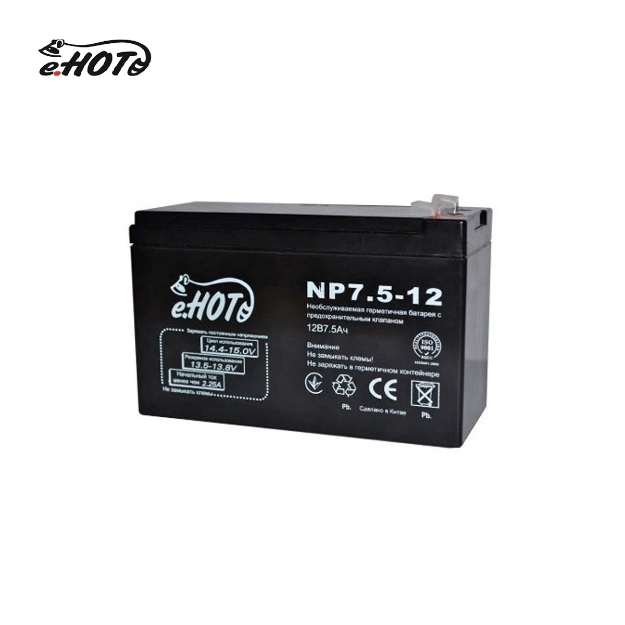 Picture of UPS აკუმულატორი eNot NP7.5-12 (12V/7.5Ah)