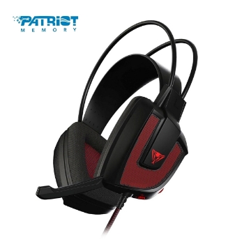 დეტალურის ჩვენება ყურსასმენი Patriot Viper V360 LED 7.1 (PV3607UMLK) USB სურათი ყურსასმენი Patriot Viper V360 LED 7.1 (PV3607UMLK) USB