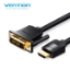 Picture of  HDMI TO DVI-D CABLE VENTION ABFBG 1.5M BLACK