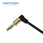 Picture of AUX CABLE VENTION P360AC-B050-T2 3.5MM Male to Male 90° Cable 0.5M BLACK