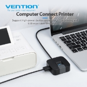 სურათი USB ჰაბი VENTION CHBBB USB3.0 BLACK