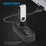 Picture of USB HUB VENTION VAS-J43-B050 0.5M USB3.0  BLACK