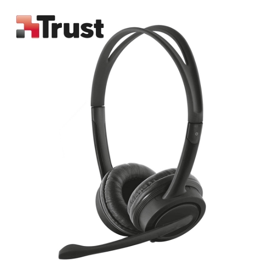 სურათი ყურსასმენი TRUST MAURO (17591) USB BLACK