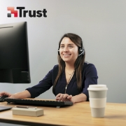 სურათი ყურსასმენი TRUST MAURO (17591) USB BLACK