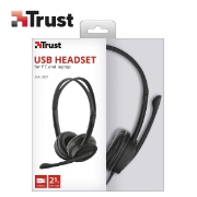 სურათი ყურსასმენი TRUST MAURO (17591) USB BLACK