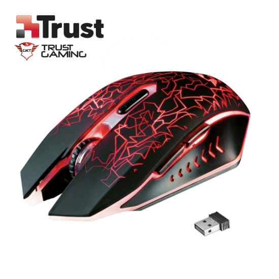 Picture of MOUSE TRUST GXT 107 IZZA (23214) WIRELES Illuminated