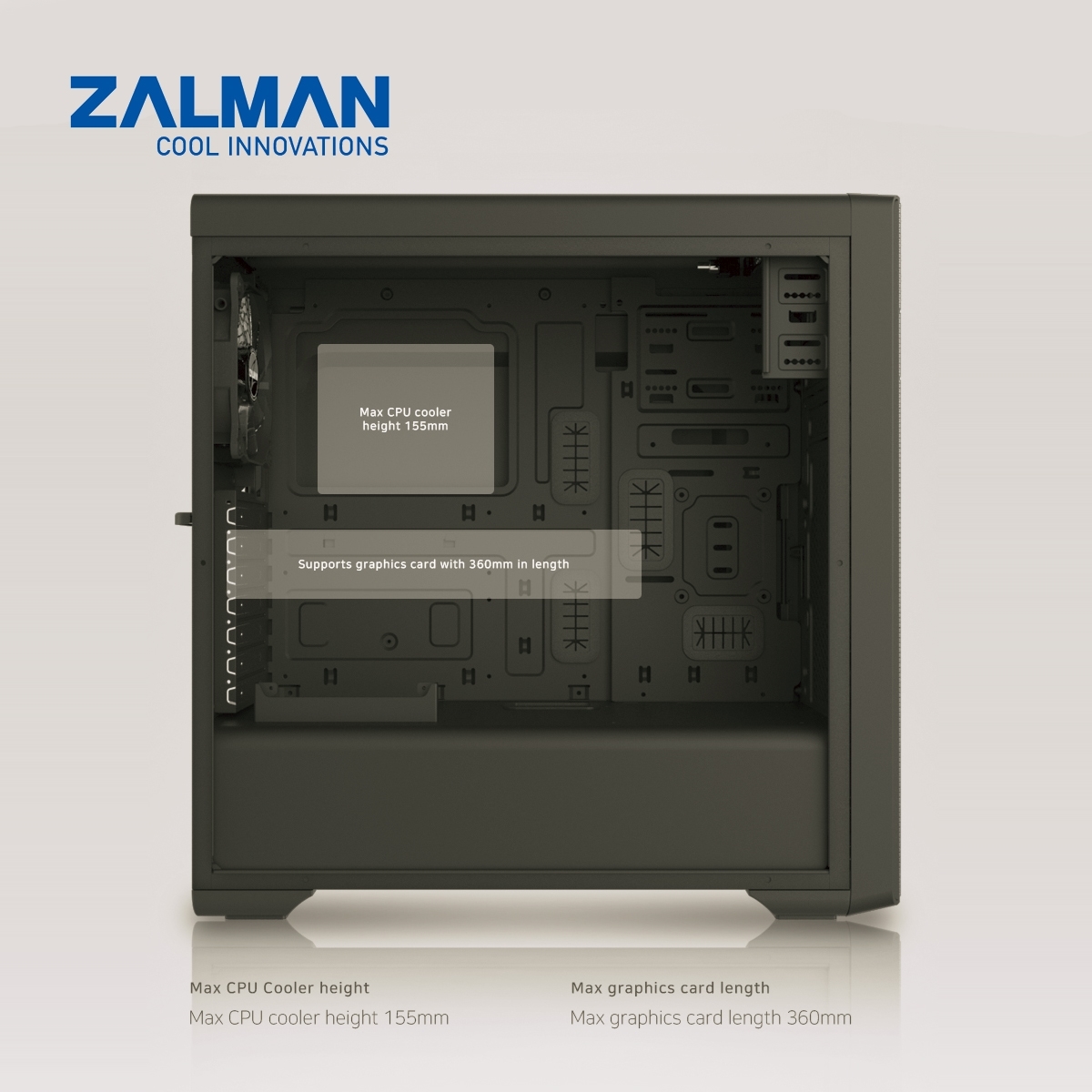 gITec Online Shop -CASE Zalman N3 Mid Tower BLACK