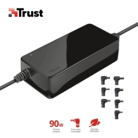Picture of Universal Laptop Charger TRUST Primo 90W-19V 22142 BLACK