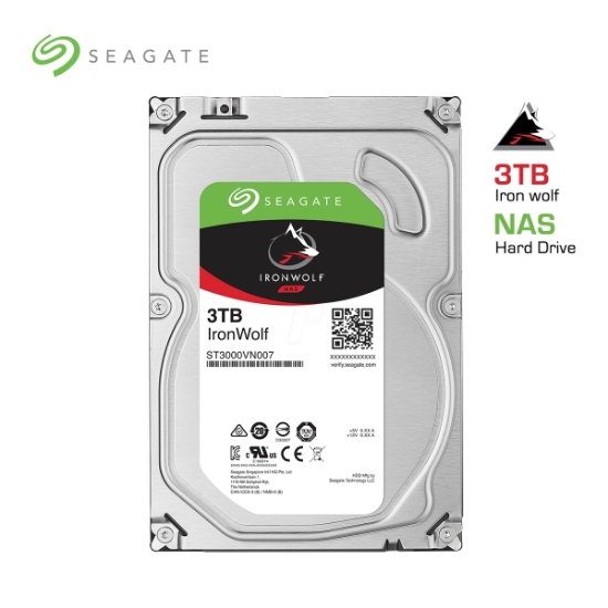Picture of Hard Drive Seagate IRONWOLF 3TB Festplatte NAS (ST3000VN007)