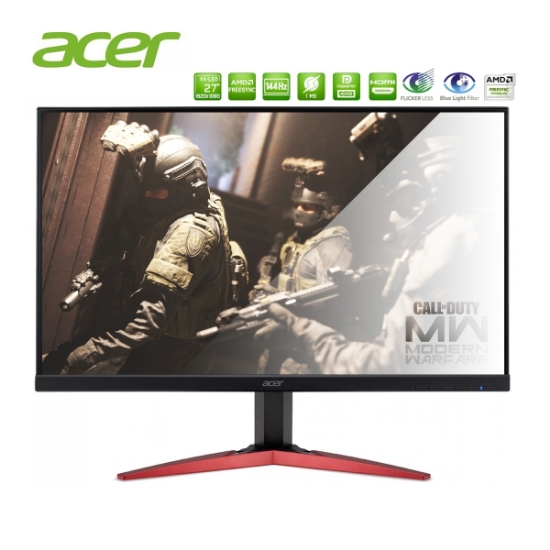 სურათი მონიტორი Acer KG271 Cbmidpx 27" 144hz 1ms Gaming FULLHD (UM.HX1EE.C01)