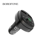 Picture of CAR USB CHARGER BOROFONE BC26 FM transmitter black