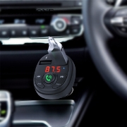 Picture of CAR USB CHARGER BOROFONE BC26 FM transmitter black
