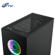 სურათი ქეისი FSP CMT340 Mid Tower RGB Glass Black