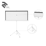 Picture of Projector screen 2E 0001180T 1:1, 80″ (1.45×1.45 M)