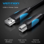 Picture of Printer Cable VENTION VAS-A16-B500 5M USB2.0 To Type-B Black