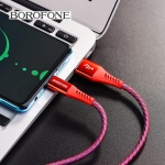 Picture of MICRO USB Cable BOROFONE BU13 Fast Charging 4A RED 1.2M