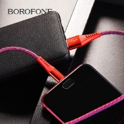 სურათი MICRO USB კაბელი BOROFONE BU13 Fast Charging 4A RED 1.2M