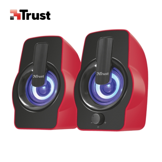 სურათი დინამიკი TRUST GEMI (22979) 2.0 SPEAKER RGB RED