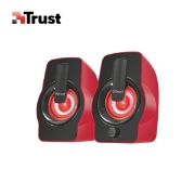 სურათი დინამიკი TRUST GEMI (22979) 2.0 SPEAKER RGB RED